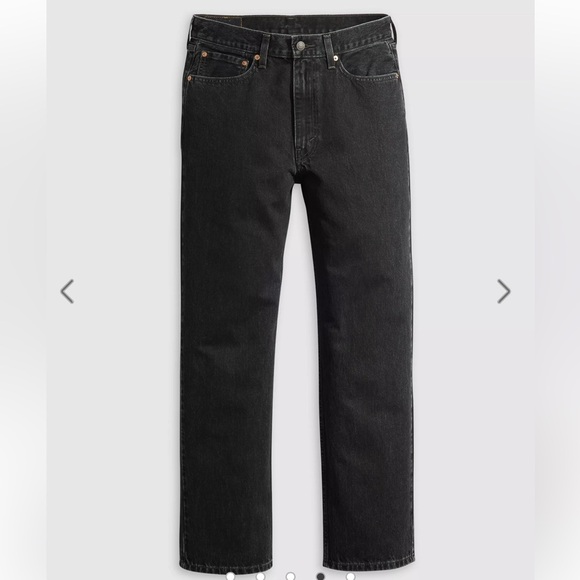 Levi's Black Straight Jeans Classic Style - Picture 1 of 5